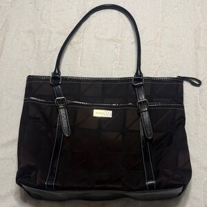 Nine West Black and Brown Geometric Purse